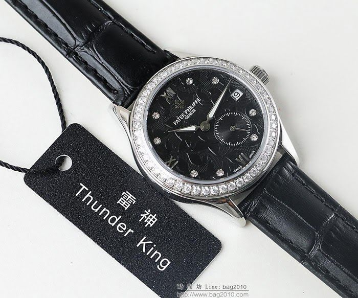 百達翡麗PATEK PHILPPE LS精品 新款 進口全自動機械機芯 316精鋼表殼 小牛皮錶帶 高端情侶對表  wssb3623
